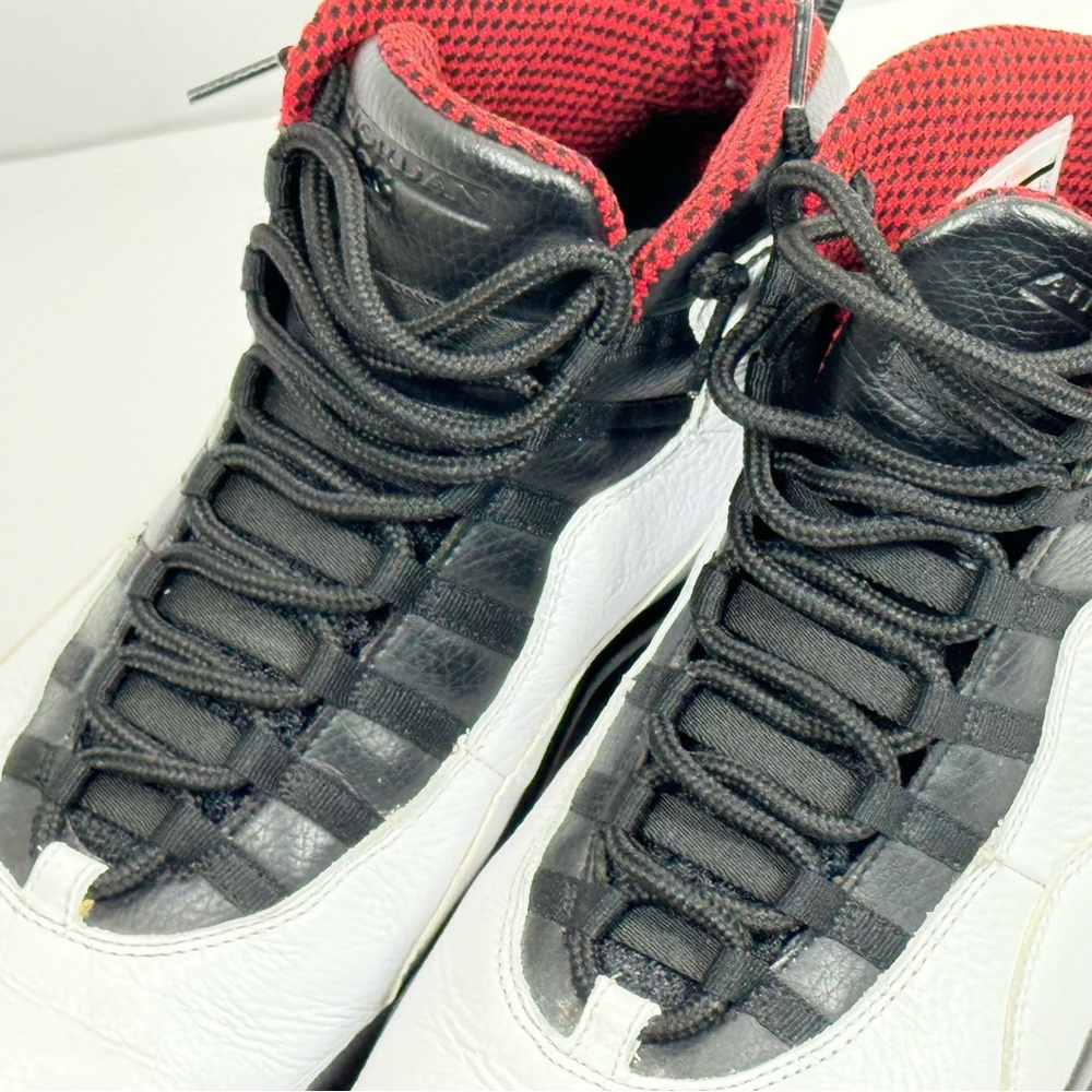 Air Jordan Retro 10 White/Varsity Red-Black Sneakers - Picture 5 of 16